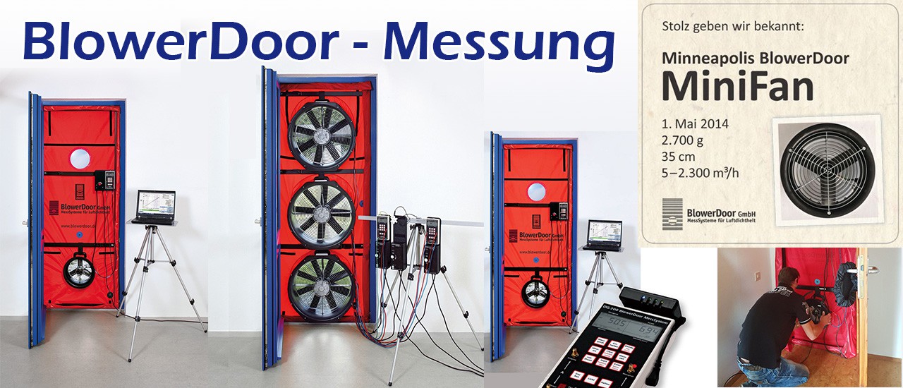 BlowerDoor – Messung BlowerDoor – Messung